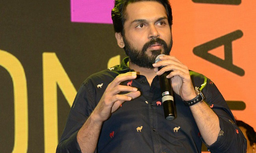 తనకు హెడ్ వెయిట్ ఎక్కువ అంటున్న కార్తీ