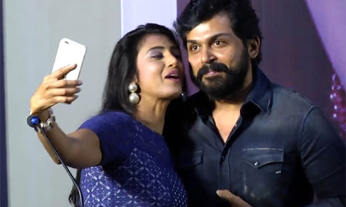 సీనియర్ నటి కి కౌంటర్ ఇచ్చిన కార్తి