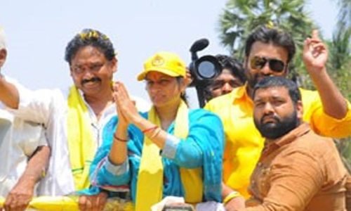 టీడీపీకి మద్దతుగా సినీనటుడు ప్రచారం