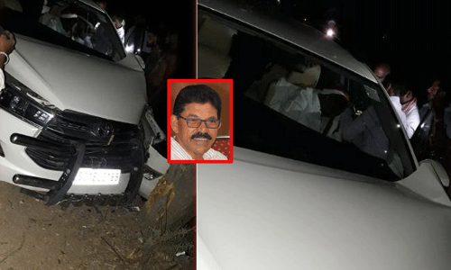 కాంగ్రెస్‌ నేత రమేష్‌ రాథోడ్‌కు తీవ్ర గాయాలు