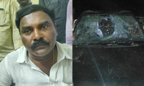 మేరుగ నాగార్జునపై దాడి