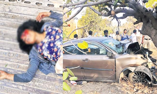 చెట్టును ఢీకొన్న కారు.. ఇద్దరు టీవీ ఆర్టిస్టులు మృతి