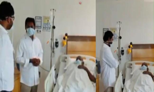 చంద్రమౌళిని పరామర్శించిన వైఎస్ జగన్ చంద్రమౌళిని పరామర్శించిన వైఎస్ జగన్