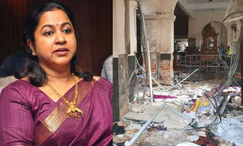 శ్రీలంకలో బాంబు పేలుళ్లు.. తృటిలో తప్పించుకున్న సినీనటి రాధిక శ్రీలంకలో బాంబు పేలుళ్లు.. తృటిలో తప్పించుకున్న సినీనటి రాధిక