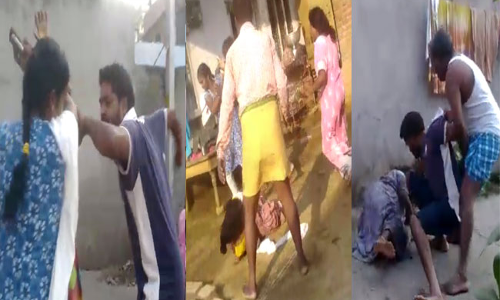 కుక్క తెచ్చిన తంటా.. ఆడోల్లు, మొగోళ్ళు డిష్యుమ్ డిష్యుమ్..