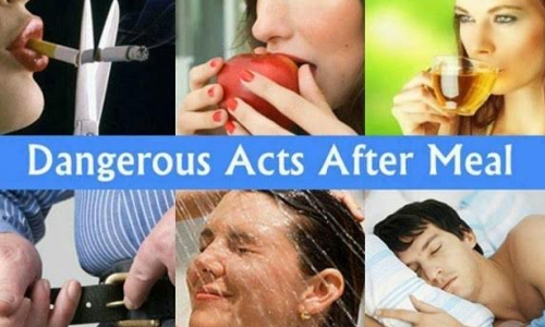 భోజ‌నం చేసిన వెంట‌నే ఈ ప‌నులు చేస్తే  మీ పని అంతే....