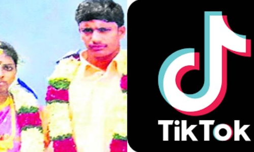 టిక్‌టాక్‌ చేస్తోందని భార్యని..