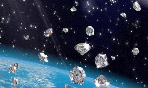 అక్కడ వజ్రాల వర్షం కురుస్తుందట!