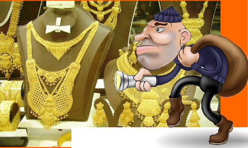 నిజామాబాద్లో అర్ధరాత్రి దోపిడి దొంగల బీభత్సం : బంగారం షాపులే లక్ష్యం నిజామాబాద్లో అర్ధరాత్రి దోపిడి దొంగల బీభత్సం : బంగారం షాపులే లక్ష్యం