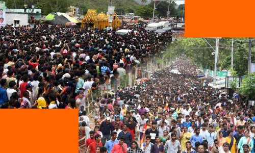 సింహాచలేశుని గిరిప్రదక్షణ ప్రారంభం