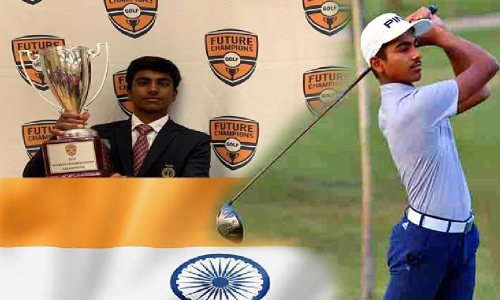 ప్రపంచ గోల్ఫ్ లో సత్తా చాటిన భారతీయ విద్యార్ధి