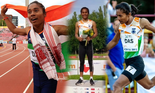 భారతావని పతకాల పరుగులు.. ఈ హిమ స్వర్ణాలు!