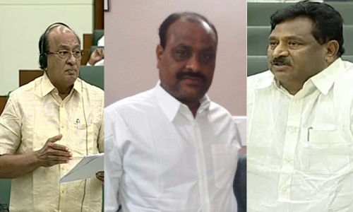 ఏపీ అసెంబ్లీ సమావేశాల నుంచి టీడీపీ సభ్యుల సస్పెన్షన్