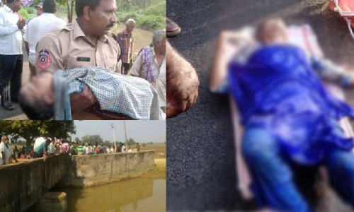 తూర్పుగోదావరి జిల్లలో కాలువలోకి దూసుకుపోయిన బైక్ : ముగ్గురు గల్లంతు