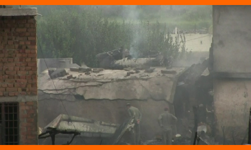 పాకిస్తాన్ రావల్పిండి లో ఘోర విమాన ప్రమాదం