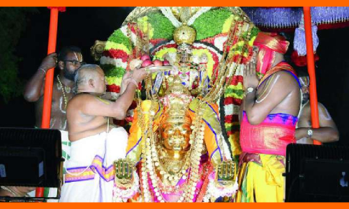 బ్రహ్మోత్సవాల్లో భక్తులకు వాహనసేవ దర్శనం