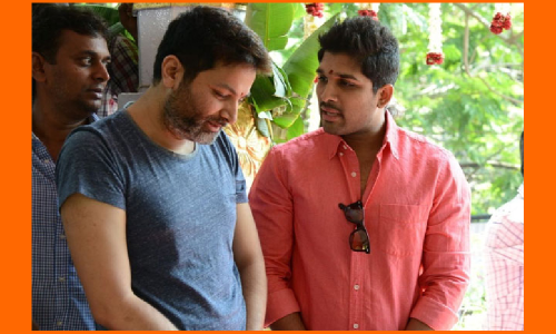 బన్నీకి.. త్రివిక్రమ్ కి మధ్య ఐటం?