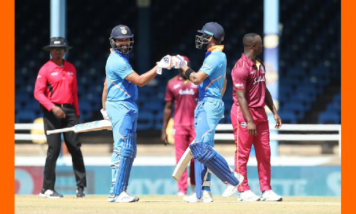 వెస్టిండీస్ తో రెండో వన్డే: రెండో వికెట్ కోల్పోయిన ఇండియా.. రోహిత్ శర్మ అవుట్!