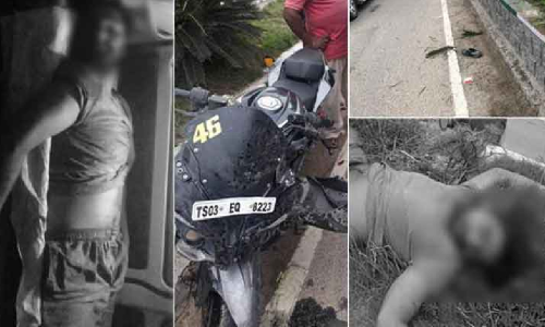 గచ్చిబౌలి వద్ద ఘోర ప్రమాదం:మాజీ మంత్రి పొన్నాల లక్ష్మయ్య మనవడి మృతి