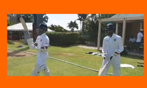 రహానే, విహారి అర్థ సెంచరీలు: డ్రాగా ముగిసిన ప్రాక్టీస్ మ్యాచ్