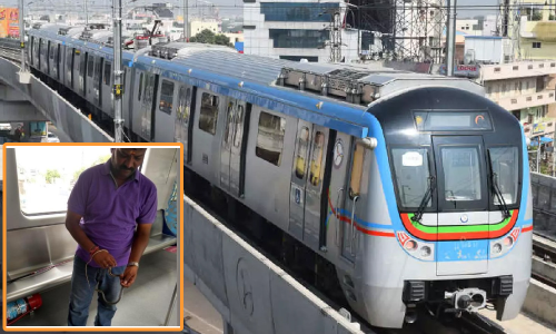 మెట్రో రైల్లో పాము.. ఐదు రోజులకి దొరికింది!