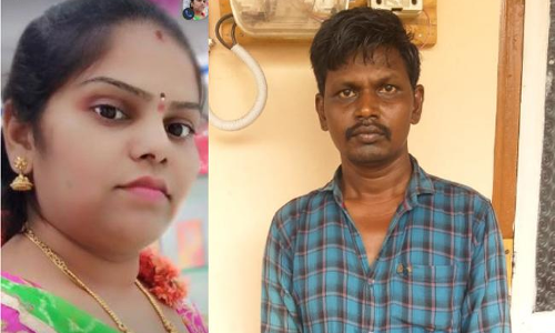 భార్యను రోకలి బండతో కొట్టి చంపిన భర్త