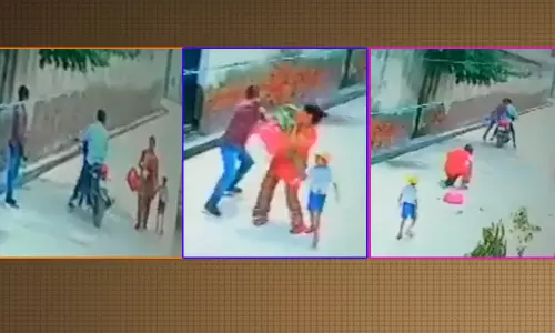 టైం చూసి మహిళా మేడలో బంగారం చోరి ... టైం చూసి మహిళా మేడలో బంగారం చోరి ...