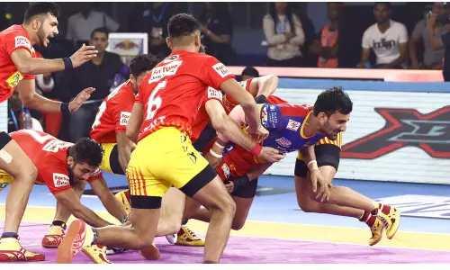Pro Kabaddi league: గుజరాత్ కి యూపీ షాక్!