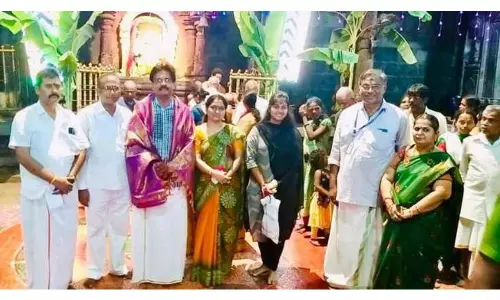 ముక్కంటి సేవలో ఇస్రో డైరెక్టర్ రాజరాజన్