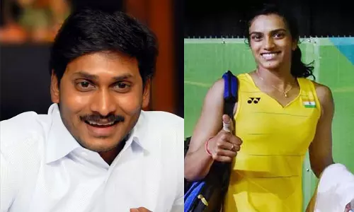 ముఖ్యమంత్రి వైఎస్ జగన్ ను కలవనున్న పీవీ సింధు ముఖ్యమంత్రి వైఎస్ జగన్ ను కలవనున్న పీవీ సింధు