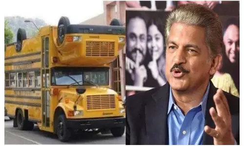 బస్సుకి క్యాప్షన్.. తెచ్చిపెట్టింది వారికి మహీంద్రా కారు!