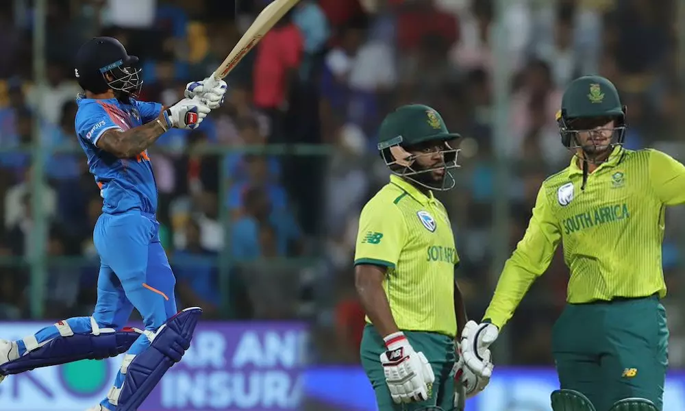 India vs South Africa 3rd T20: ఓడిన భారత్.. సిరీస్ సమానం చేసిన దక్షిణాఫ్రికా India vs South Africa 3rd T20: ఓడిన భారత్.. సిరీస్ సమానం చేసిన దక్షిణాఫ్రికా