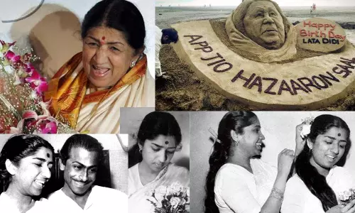 భారత చలన చిత్ర గాయనీ మహారాణి లతా మంగేష్కర్