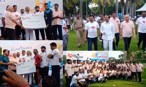 గుండెను జాగ్రత్తగా కాపాడుకోవాలి! ది హాన్స్ ఇండియా హాఫ్ మారథాన్ విజయవంతం