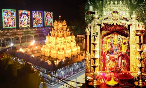 ఇంద్రకీలాద్రిపై ప్రారంభమైన శరన్నవరాత్రి ఉత్సవాలు ఇంద్రకీలాద్రిపై ప్రారంభమైన శరన్నవరాత్రి ఉత్సవాలు