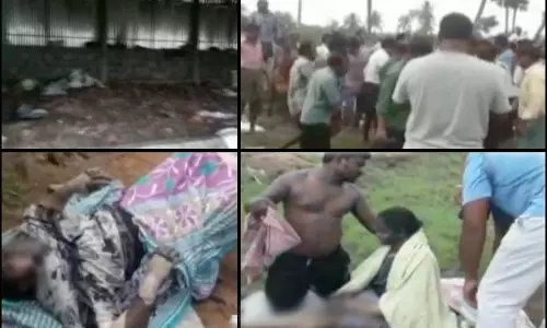 తూర్పు గోదావరి జిల్లా బాణాసంచా తయారి కేంద్రంలో భారీ పేలుడు