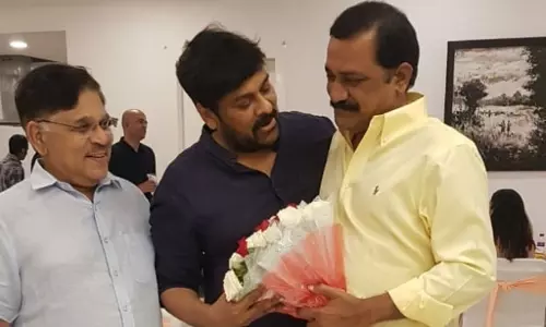 చిరంజీవిని కలిసిన గంటా శ్రీనివాసరావు