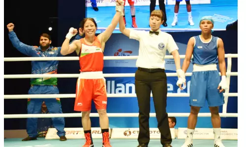 World Boxing Champion Ship: ప్రపంచ బాక్సింగ్‌ ఛాంపియన్ షిప్ లో భారత బాక్సర్‌ మేరీకోమ్‌ సంచలనం!