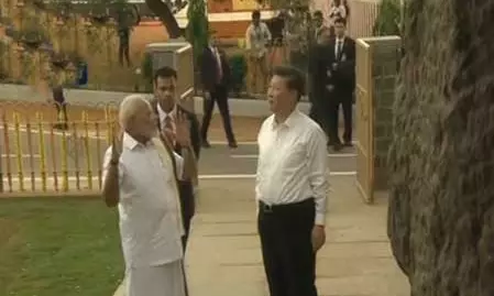 చైనా అధ్యక్షుడు జీజిన్‌పింగ్‌కు ఘనస్వాగతం