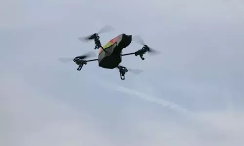 భారత గగనతంలోకి పాక్ డ్రోన్