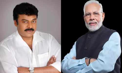 చిరంజీవికి ప్రధాని మోదీ అపాయింట్ మెంట్... చిరంజీవికి ప్రధాని మోదీ అపాయింట్ మెంట్...