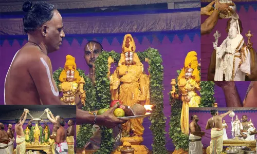 కల్యాణ వెంకటేశ్వరుడి‌కి వైభవంగా పవిత్రోత్రవాలు