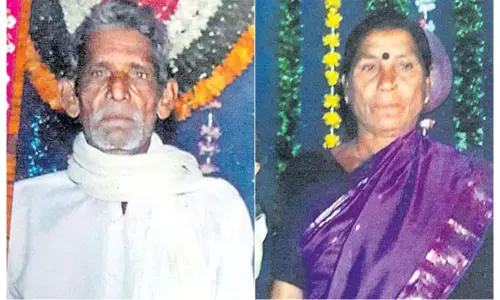 ఆస్తి కోసం... తల్లిదండ్రుల సజీవ దహనం