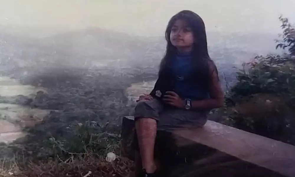 Rashmika Mandanna childhood photo