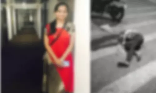 తలమీద నుంచి వెళ్లిన లారీ.. వైద్య విద్యార్థిని దుర్మరణం