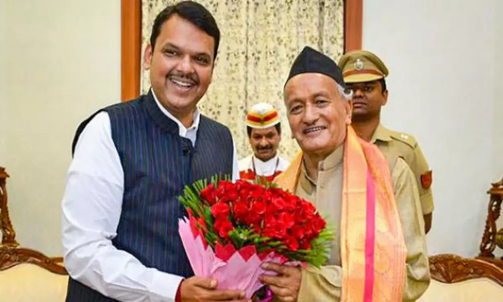 Maharashtra governor invited the BJP