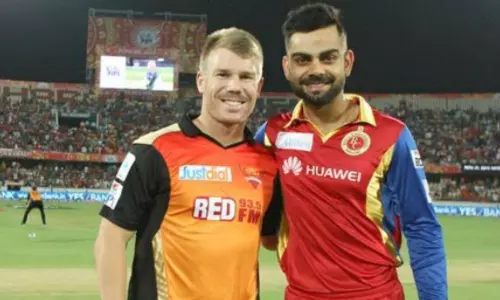 David Warner and Virat Kohli