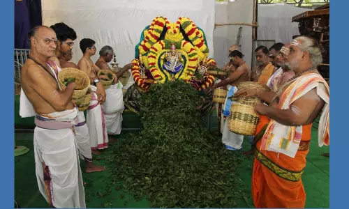 తిరుపతి శ్రీ కపిలేశ్వరాలయంలో వైభవంగా లక్ష బిల్వార్చన, రుద్రయాగం