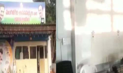 మంగళగిరి ఎమ్మెల్యే ఆర్కే ఆఫీసులో భారీ చోరీ