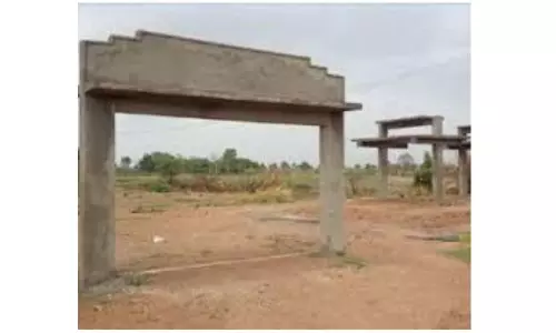 వైకుంఠ ధామ నిర్మాణానికి భూమిపూజ